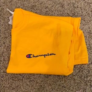 SOLD!! Yellow Champion Tee